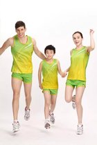 (Zhengda Sports-Chengdu) 18 couples track and field suit set to buy printed jersey 673 track and field training suit