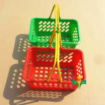 Wholesale square small 1 kg color portable plastic fruit basket mulberry cherry cherries blueberry picking basket