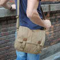 qi se mian mens casual canvas satchel shoulder leisure xie kua bao outdoor sports men hand leisure bags