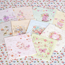 Ih and Noor ten Wind Cards Pale Pink Sparkling Blessings Kavan With Card Birthday Card WISH-1407