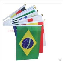 Worlds small country flags wholesale 8 hands waving flags at ten thousand flags outside the national flag to make a reservation 14 * 21