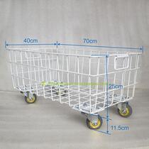 Paiya warehouse cart with handle basket with universal wheel basket Super solid and firm can be customized