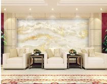 Ceramic tile background wall European living room TV sofa background wall cloud song 3D high temperature microcrystalline stone marble pattern