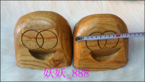 15 cm wooden fish Whole wood 15 cm wooden fish Buddhist household wooden fish