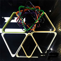 2 Price plastic tripods 16-color billiards sub-triangle frame pendulum ball room billiards supplies billiards