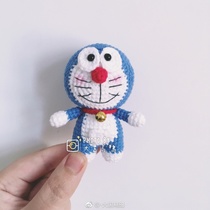 (non-finished) crochet knitting wool thread big black crow Doraemon A Dream Tutorials Tutorial available Snow Neill hook