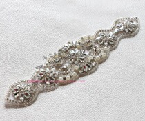 Strip Korean Version Drop Glass Drill Flowers Nail Beads Clothing Accessories Handmade Decorative Wedding Dresses Dress Hand-stitched Drills