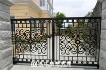 Chengdu iron gate courtyard gate door open door villa gate factory area door security door electric door set