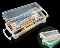 Sketch Transparent Color Pencil Case Lead Pencil Case Fine Art Tool Plastic Small Toolbox Containing Box Medecine Box
