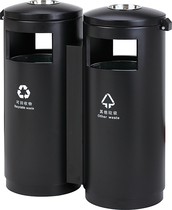 Outdoor classification Environmental protection trash can Outdoor community sanitation trash can Municipal garden street large fruit box