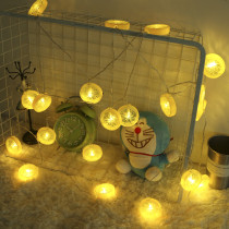 Small light string Dream girl heart room decoration net red soft sister harvester star light colorful light bulb hanging light
