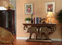 Southeast Asian Creative Entrance Table Lucky Elephant Entrance Table Metaphysics Feng Shui Entrance Table Living Room Hotel Decoration Table