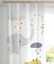 Zhu Zhu homeland Korea custom * Elephant crocodile turtle * Childrens room white blackout curtains ST934
