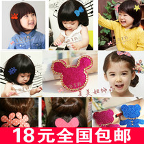 Girl child Mighty Magic Sticker Woman Baby Princess Liu Hai Patch Hair Accessories Head Ornament Head Patch A Piece