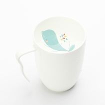 Water spirit bone China cup doodle8 personality mug Simple cup creative ceramic cup Small fresh