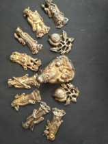 The Eight Immortals with Silver and Gold in Qing Dynasty wish their birthday