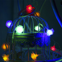 LED rose lights flashing lights string lights starry lights bedroom holiday lights wedding room small decorative lights