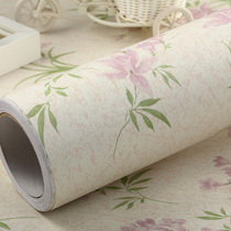 Thickened pastoral PVC wallpaper self-adhesive wallpaper bedroom warm living room background Net red waterproof and moisture-proof instant stickers