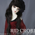 Spot CROBI CRWM-117 four points bjd doll with wig ring juice
