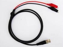 BNC-Double alligator clip line Oscilloscope signal generator Instrumentation test line spot
