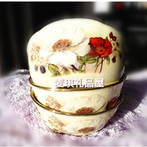 South Korea imported rose bella rice bowl ceramic rice bowl gold-plated Korean rose Bowl rice bowl soup bowl noodle bowl