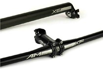 AM XF mountain bike straight handlebar set riser seat tube three-piece set