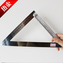 Jin Ling combination angle ruler woodworking angle ruler multi-purpose triangle 30cm 50cm stainless steel triangle special price