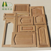 American Red Oak Cabinet Door Custom Solid Wood Log Wardrobe Door Cupboard Door 100 Page Door Mesh Door Drawer Face