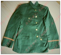 87-style retired military school official full-haired horse pants winter clothing olive green middle-aged clothing Zhongshan clothing winter clothing