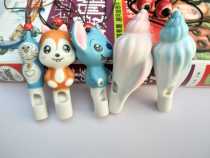 New cartoon series handmade ceramic necklace whistle cute couple best friend small gift keepsake jewelry