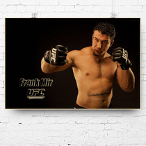 UFC poster Frank Mir Frank Mir MMA poster octagonal cage fighting poster retro