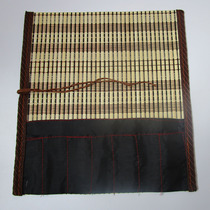 Brush pen curtain roll brush protection brush pen bamboo pen curtain 2 side wrapping 30cm Calligraphy Country Painting Supplies