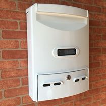 Outdoor rainproof European-style letter box Villa mailbox Household magazine newspaper box White