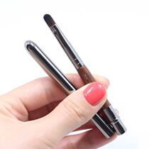 304 Lip brush Concealer brush Pen type portable high quality Qiang color copper tube Log wood handle