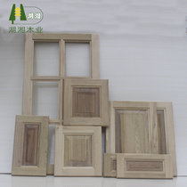 Walnuts Wood Log Cabinet Door White Blank Custom Solid Wood Log Wardrobe Door Cupboard Door 100 Page Door Mesh Door Kasra