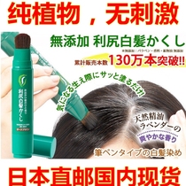 A one-time dye hair pen and ailment cream from Lijiri Kunbu in Japan naturally combs black and covers white hair