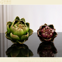 Living room simulation flower decoration artichoke fruit pear head Bodhi fruit fake fruit simulation flower artificial flower ornaments