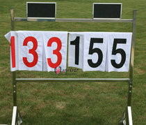 New Whale F-10 Stainless Steel Scoreboard Basketball Scoreboard Multifunctional Mobile Scoreboard Flip Card