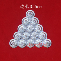 Zhuang silver bubble piece silver piece accessories national clothing accessories COSPLAY clothing triangle 81