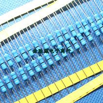 1 2W metal film resistor 0 Ohm 0R accuracy 1% 0 5W five-color ring resistor original (100 only 10 yuan)