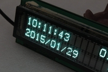 FUTABA M202LD08A VFD screen VFD clock effect super good