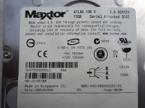 DELL server hard disk Maxtor ATLAS 10K V 73GB 0G8763 SAS hard disk 73g