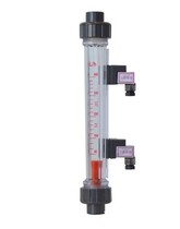 With lower limit alarm switch Plastic tube float flowmeter Rotor flowmeter flow alarm switch