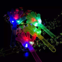 Manufacturers promotion new material 28cm flash large hand clap luminous palm clap clap device concert festival props