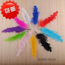 DIY Feather Chipping Goose Big Floats All Hand Art Curly Hair Fashion Bridal Accessories Accessories 20 A Pack
