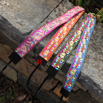 Yunnan style jewelry ethnic style embroidery belt waist decoration multi-color fabric wide waist chain embroidery travel souvenir dance