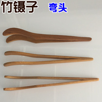 Bamboo tweezers succulent plants flowerpot Moss micro landscape making tools bamboo products clip plant elbow