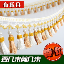 High-end curtains lace decorated curtain curtain bottom of curtain curtain squirtsNordic style