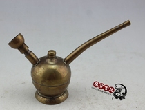 Antique miscellaneous collection pipe hookah tobacco stems copper water pipe old pipe pouch old pipe water pipe