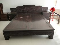 Mahogany furniture Zambia blood Sandalwood High and low bed mother and child double solid wood bedroom furniture African small leaf red sandalwood